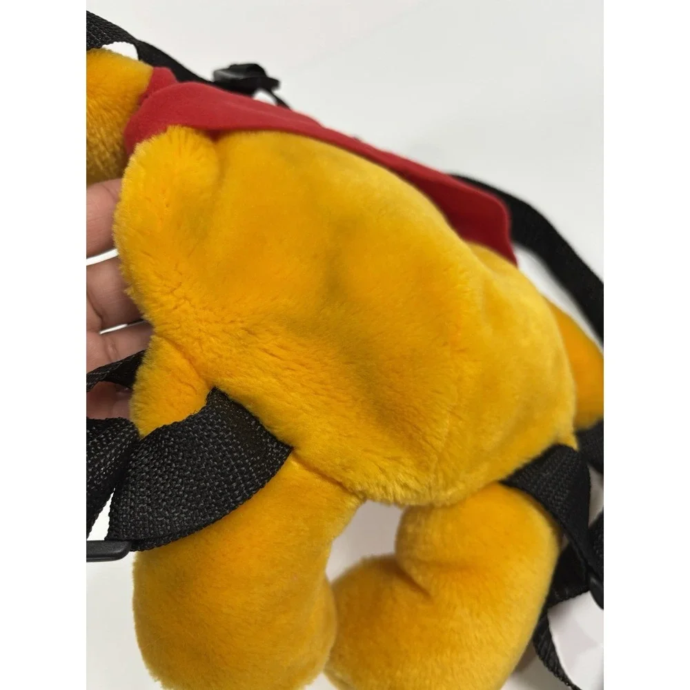 Vintage Disney Winnie The Pooh Backpack Plush Stuffed Bear With Zipper